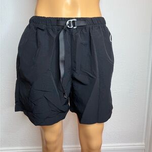 Nike ACG Trail Shorts Outdoor Hiking Zip Pocket CZ6704-013 Black Men Size L